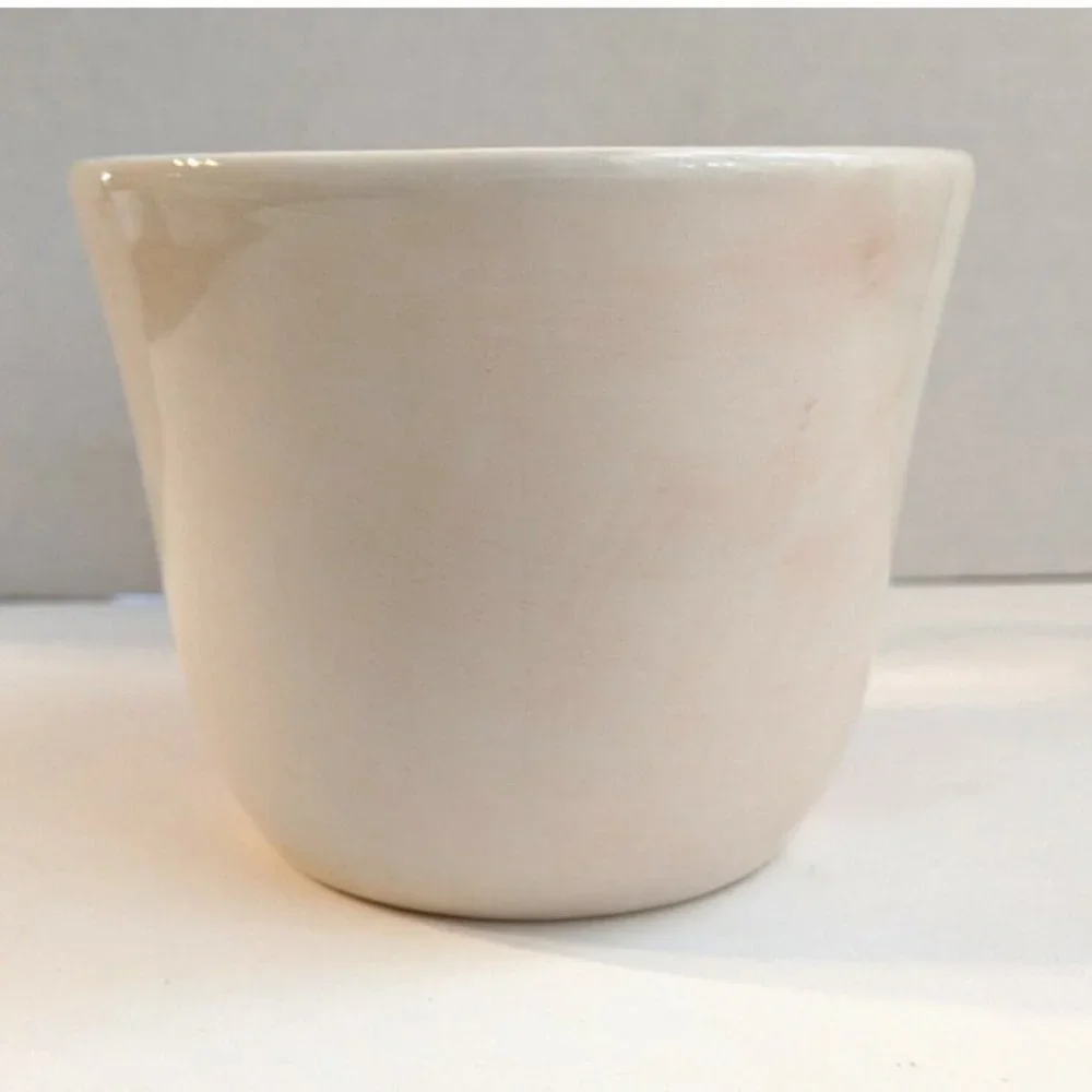 Williams Sonoma Napa Terra Cotta Coffee Mug 16 oz Grape Leaves Motif Made Italy